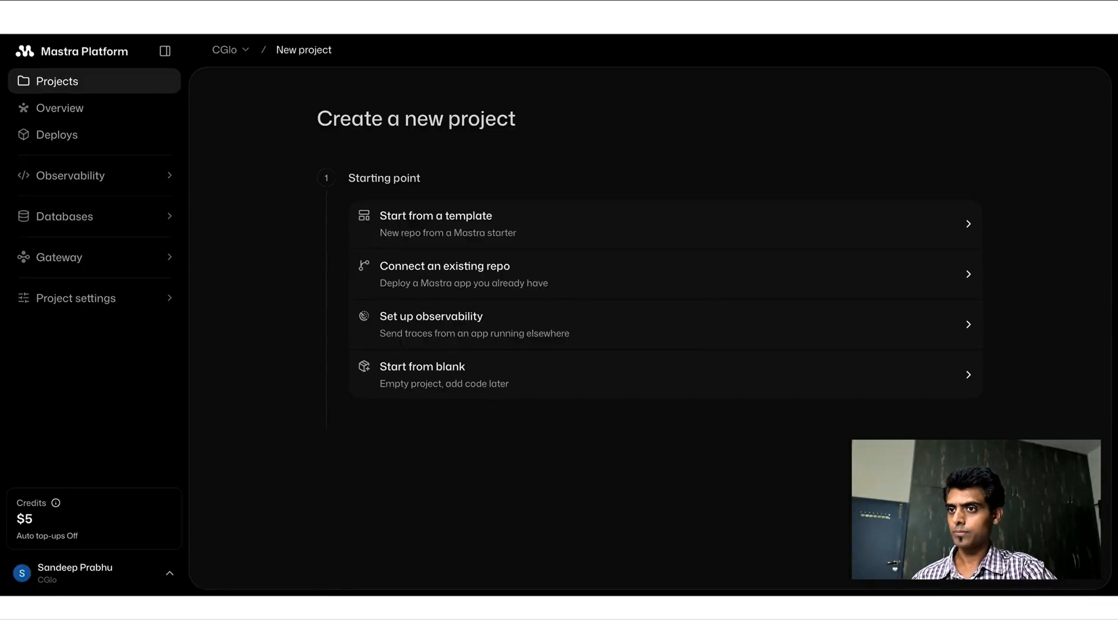 Mastra test screenshot